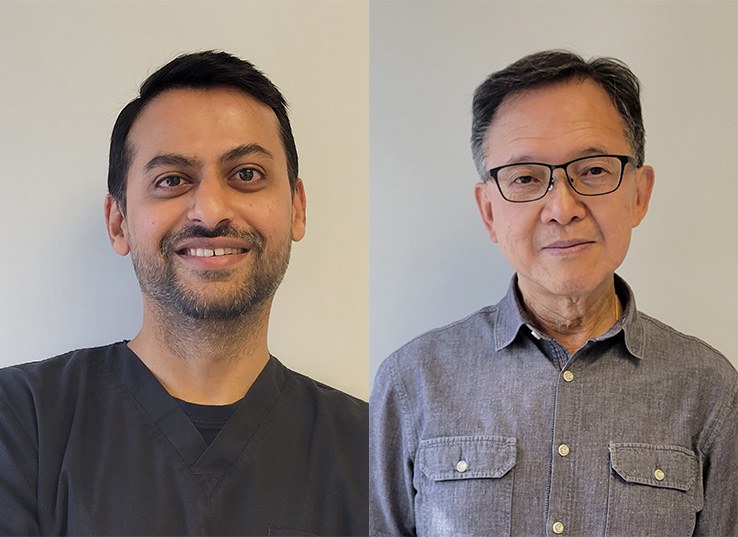 smiling dental team
