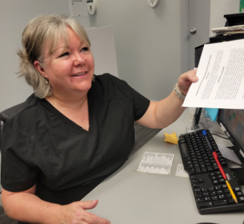 photo of team member smiling