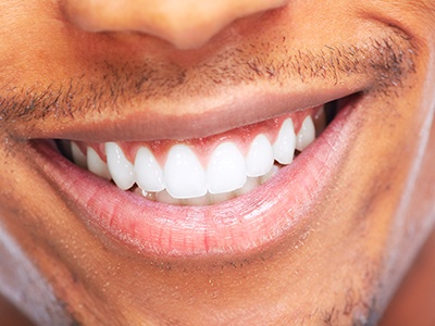 Closeup of a man smiling